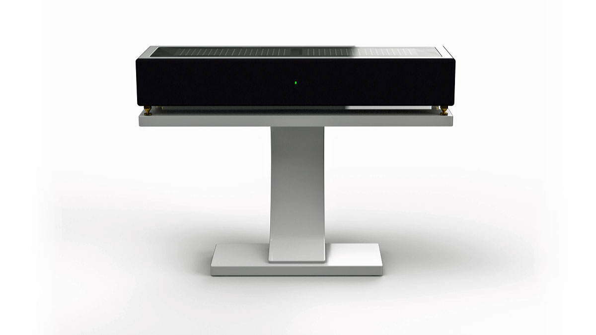 bass clef speaker front